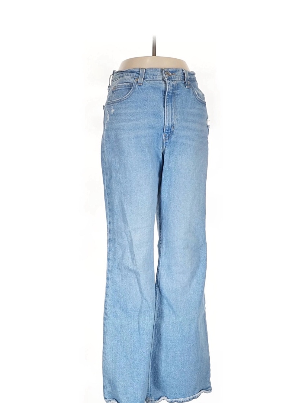 Levi's Light Blue 70s High Flare Jeans